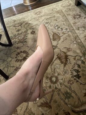 Life Stride Nude/Tan Low Heel Sandal